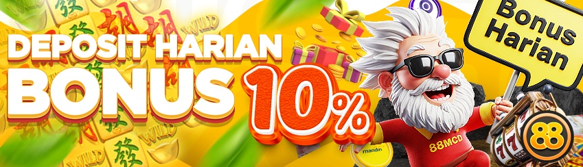 BONUS HARIAN SLOT 10%