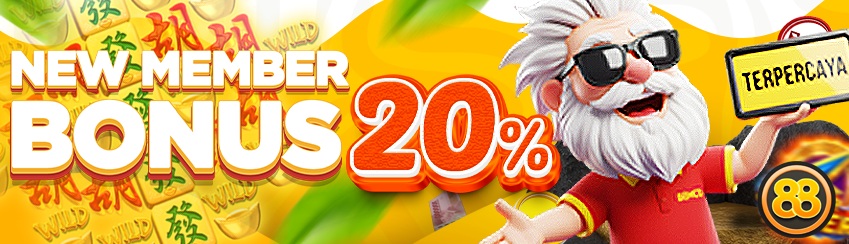 NEW MEMBER SLOT 20%